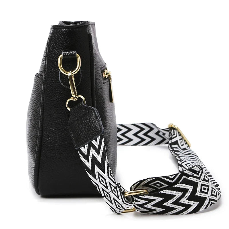 Bolso | De hombro de piel de vaca diseño de lujo