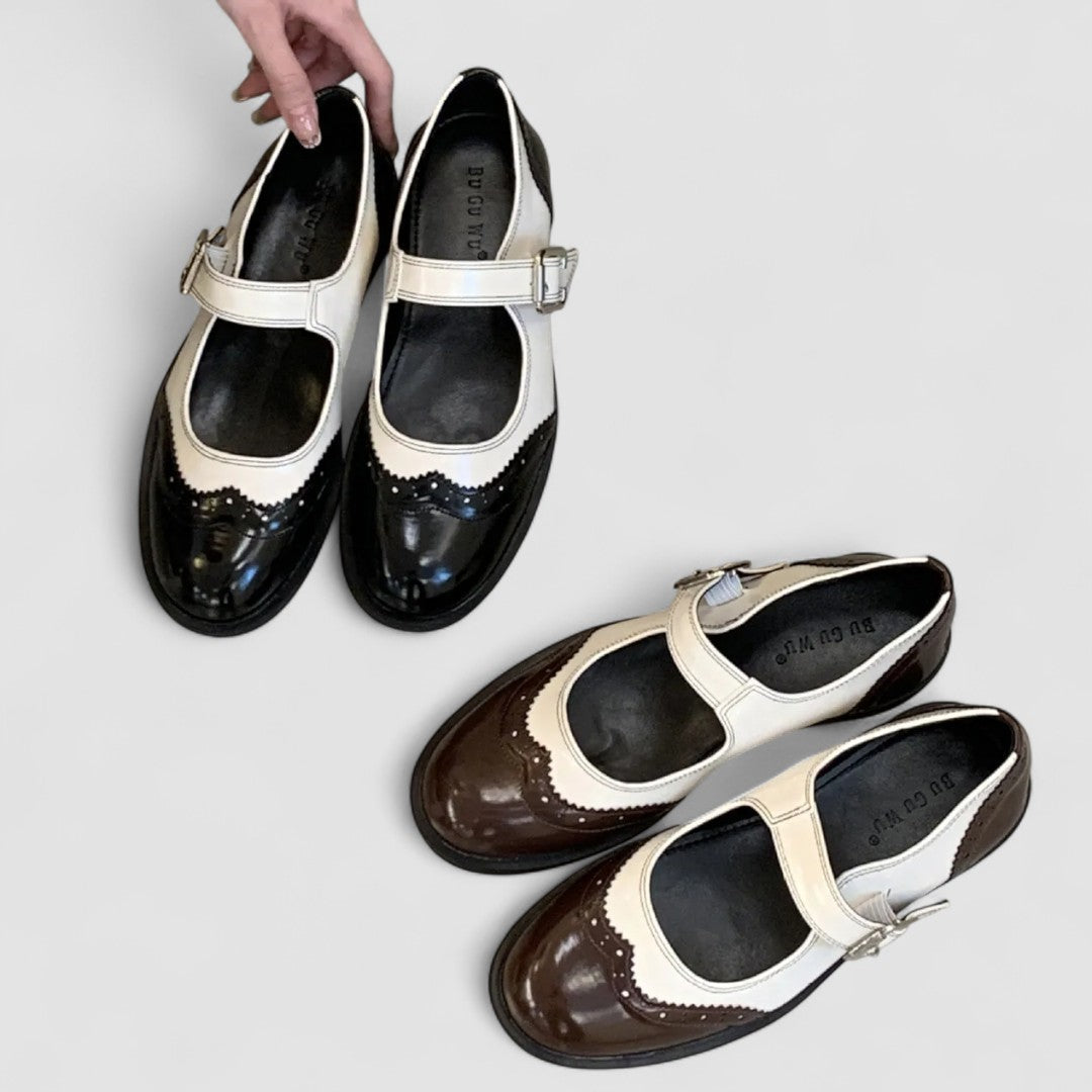 Belén | Zapato Mary Jane Bicolor