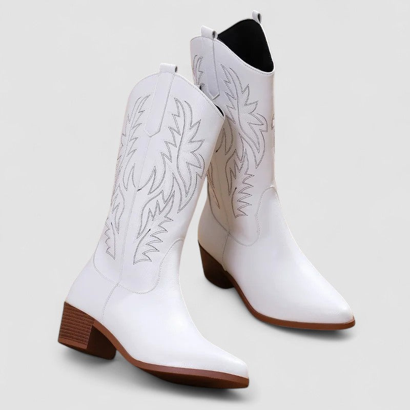 Rosaura | Bota Western Bordada