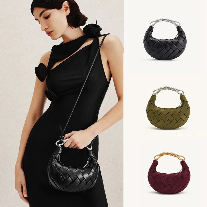 AURORA | Mini bolso trenzado de diseño escultórico