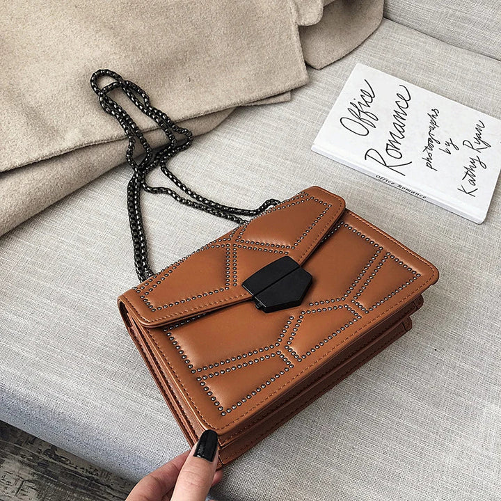 Bolso bandolera elegante | Cuero sintético de moda