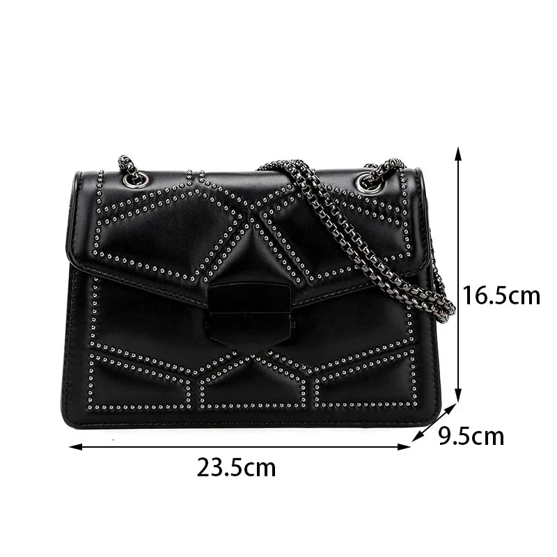 Bolso bandolera elegante | Cuero sintético de moda