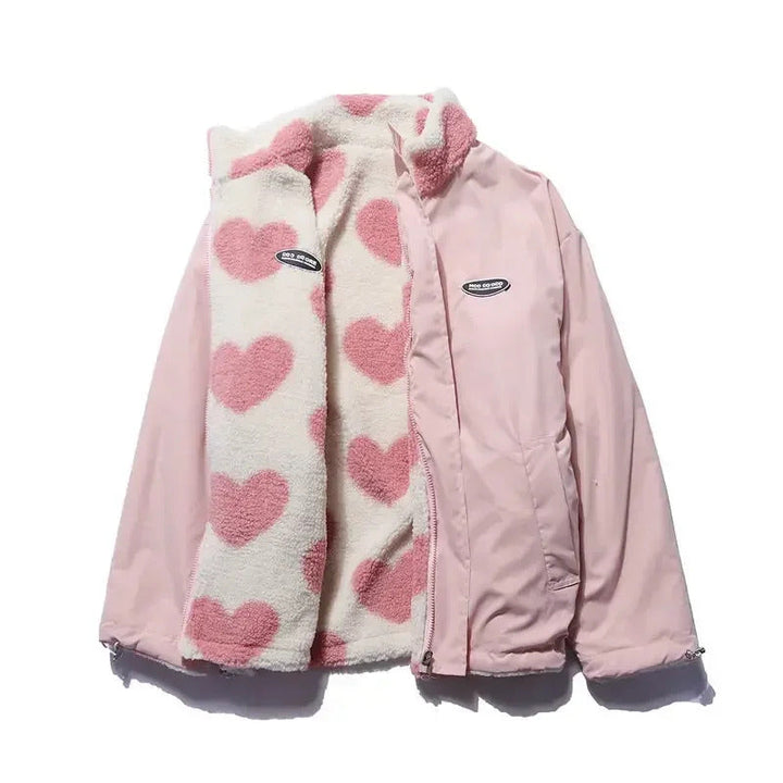 VogelMode | Chaqueta reversible con corazones