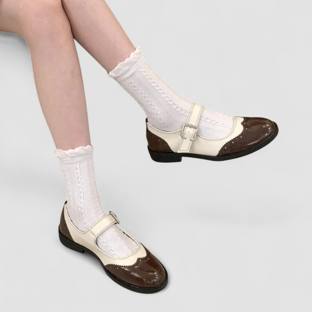Belén | Zapato Mary Jane Bicolor