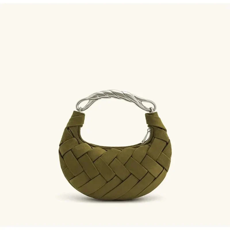 AURORA | Mini bolso trenzado de diseño escultórico