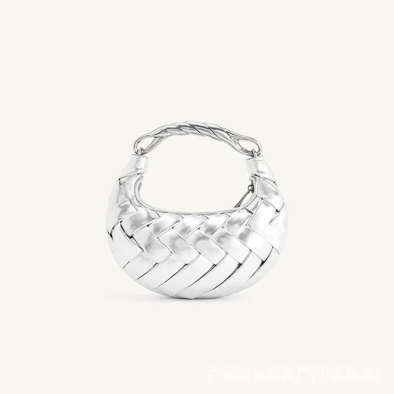 AURORA | Mini bolso trenzado de diseño escultórico