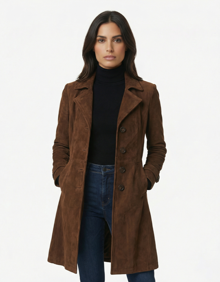 Sara | Abrigo largo elegante para invierno