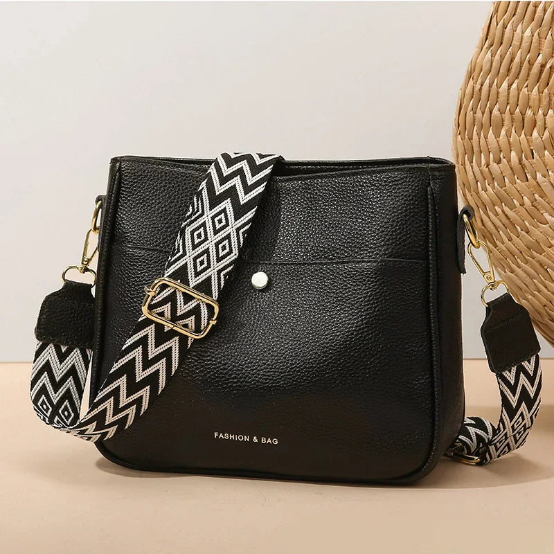 Bolso | De hombro de piel de vaca diseño de lujo