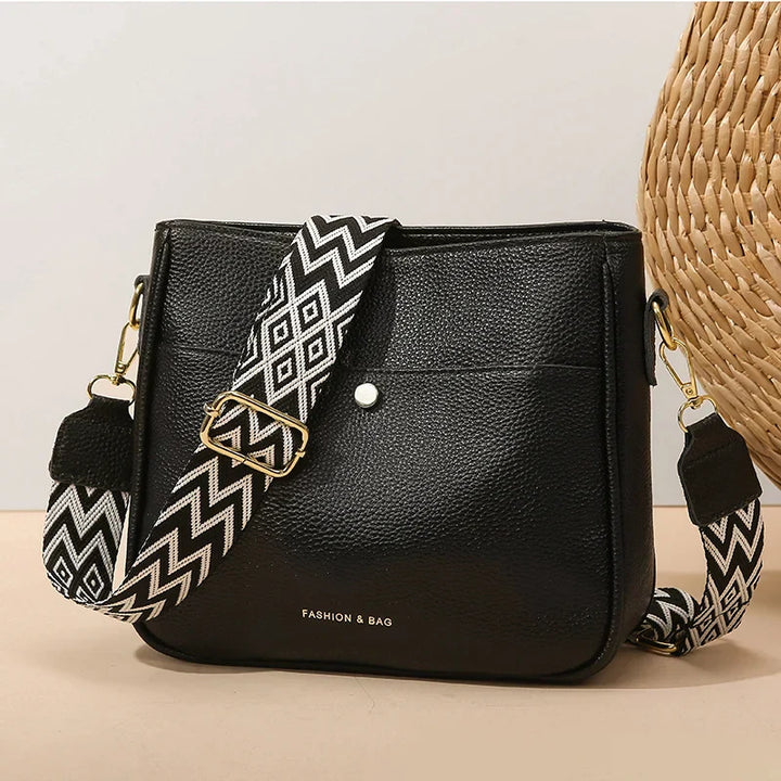 Bolso | De hombro de piel de vaca diseño de lujo