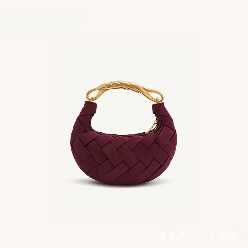 AURORA | Mini bolso trenzado de diseño escultórico