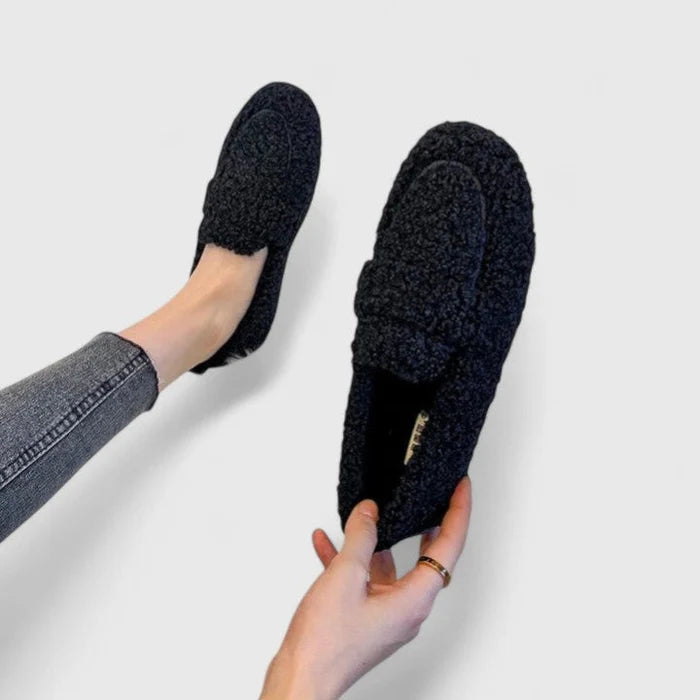 Juanita | Pantufla Mocasín con Suela Antideslizante
