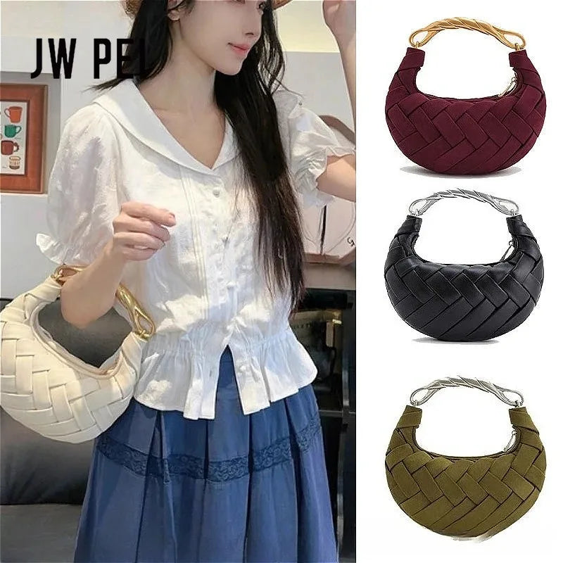 AURORA | Mini bolso trenzado de diseño escultórico