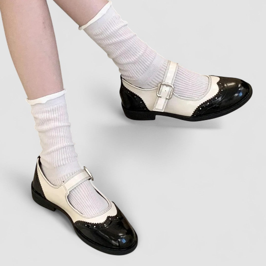 Belén | Zapato Mary Jane Bicolor