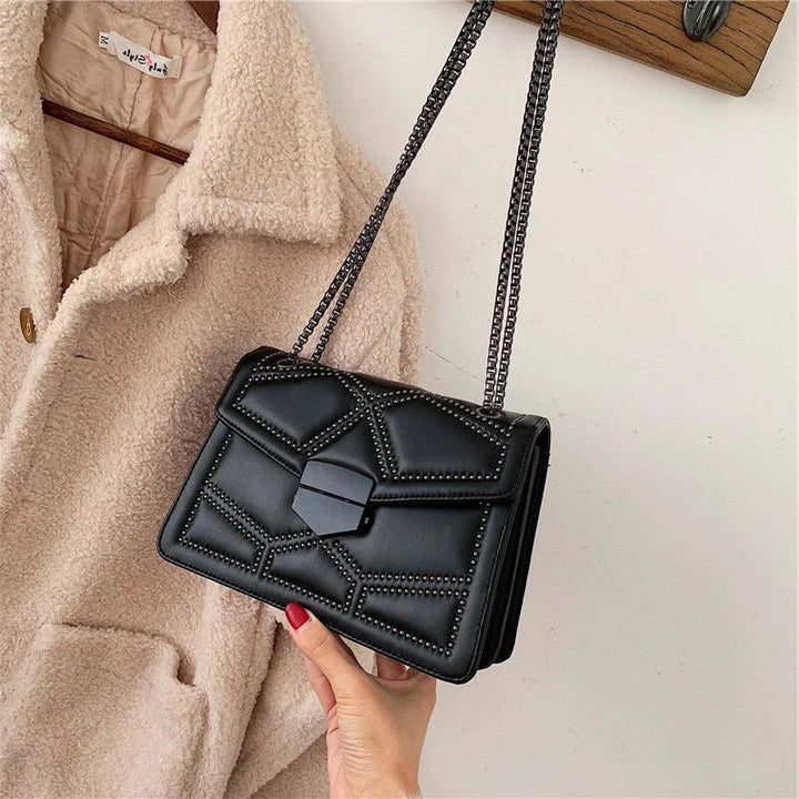 Bolso bandolera elegante | Cuero sintético de moda