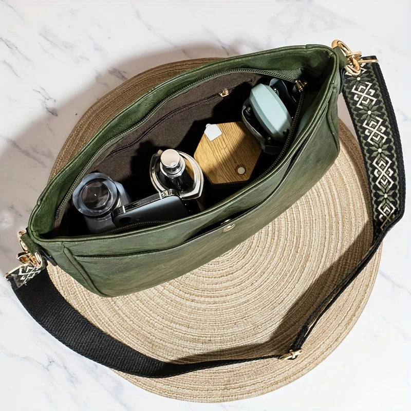 Bolso | De hombro de cuero vintage