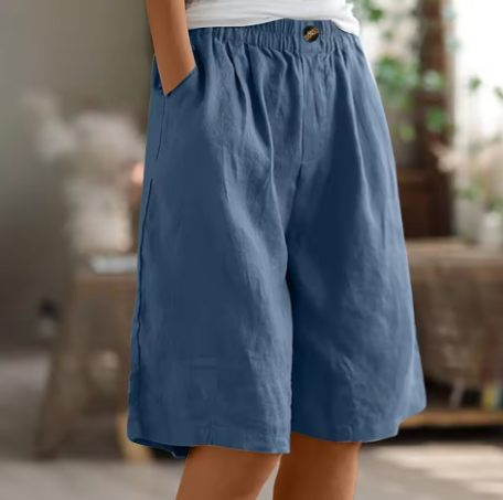 Louise | Pantalón corto de lino que no aprieta