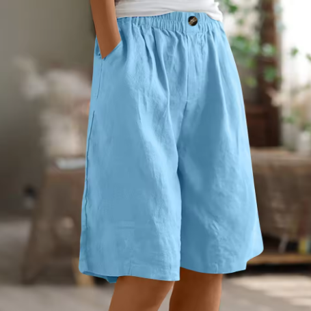 Louise | Pantalón corto de lino que no aprieta