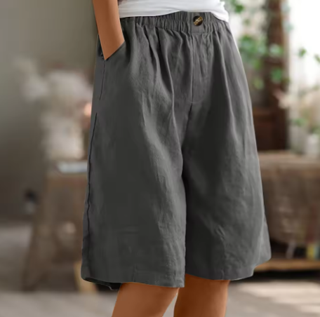 Louise | Pantalón corto de lino que no aprieta
