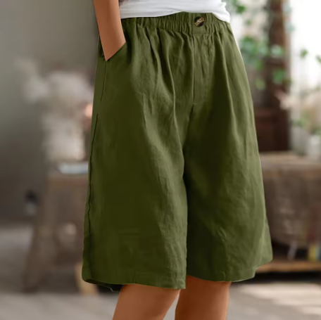 Louise | Pantalón corto de lino que no aprieta