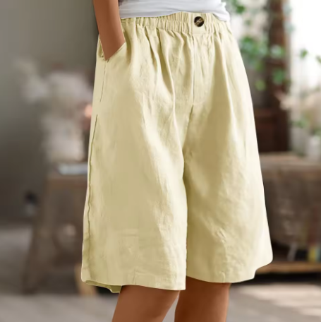 Louise | Pantalón corto de lino que no aprieta