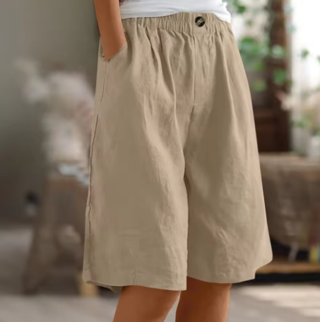 Louise | Pantalón corto de lino que no aprieta