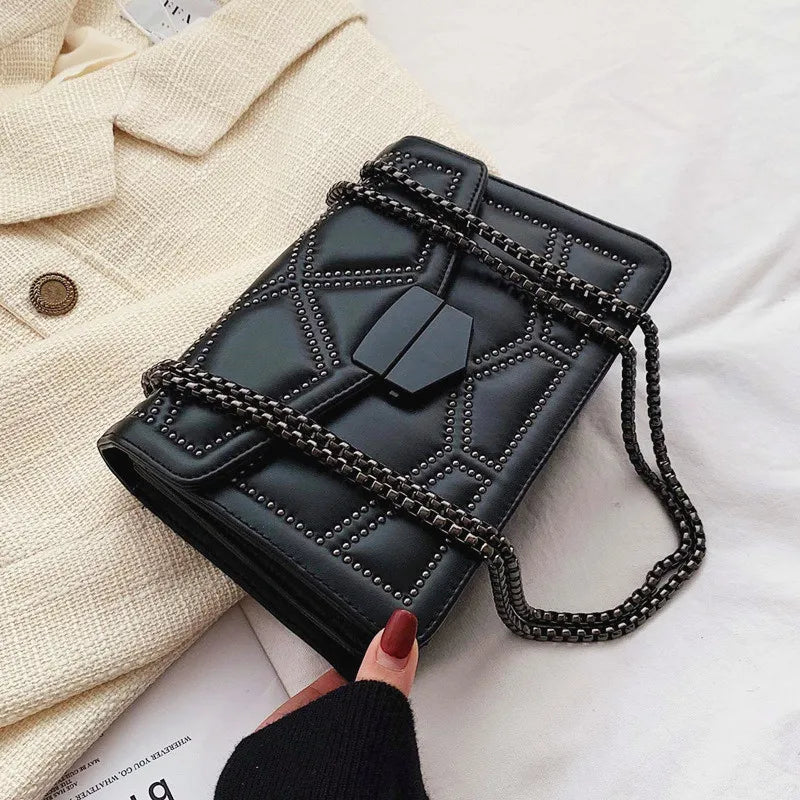 Bolso bandolera elegante | Cuero sintético de moda