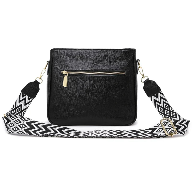 Bolso | De hombro de piel de vaca diseño de lujo