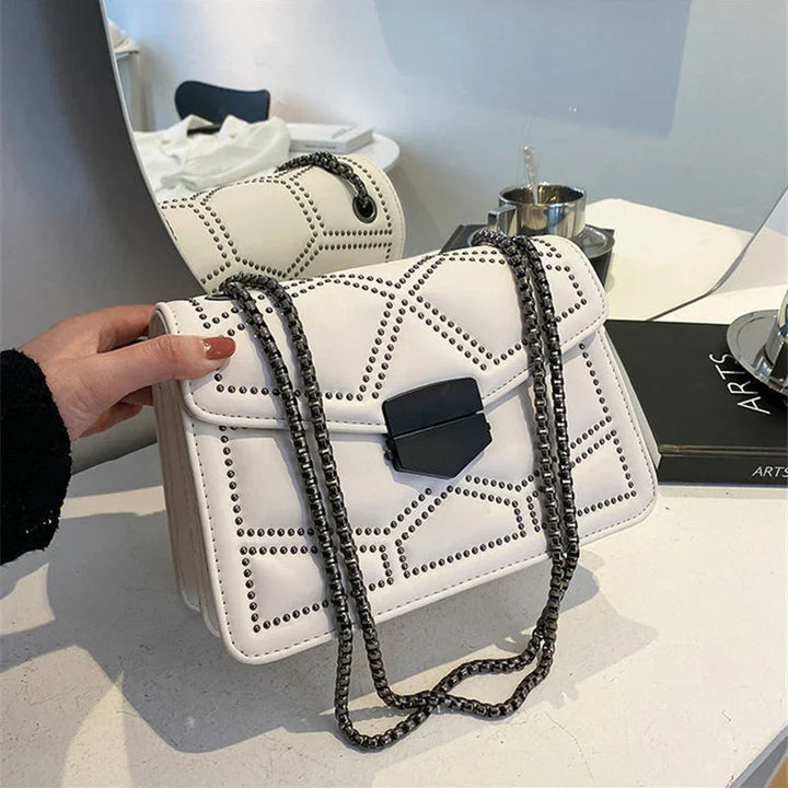 Bolso bandolera elegante | Cuero sintético de moda