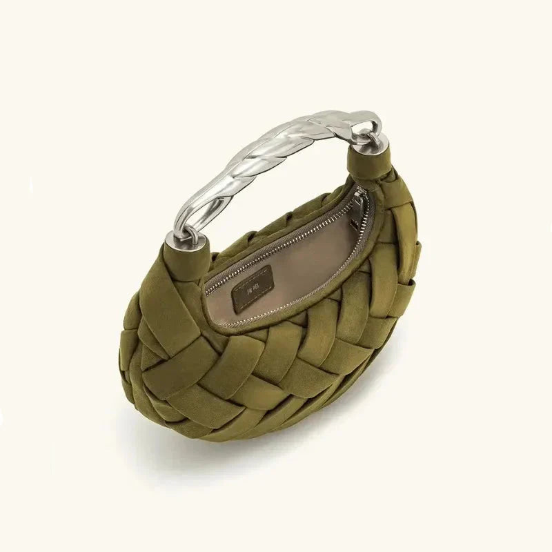AURORA | Mini bolso trenzado de diseño escultórico