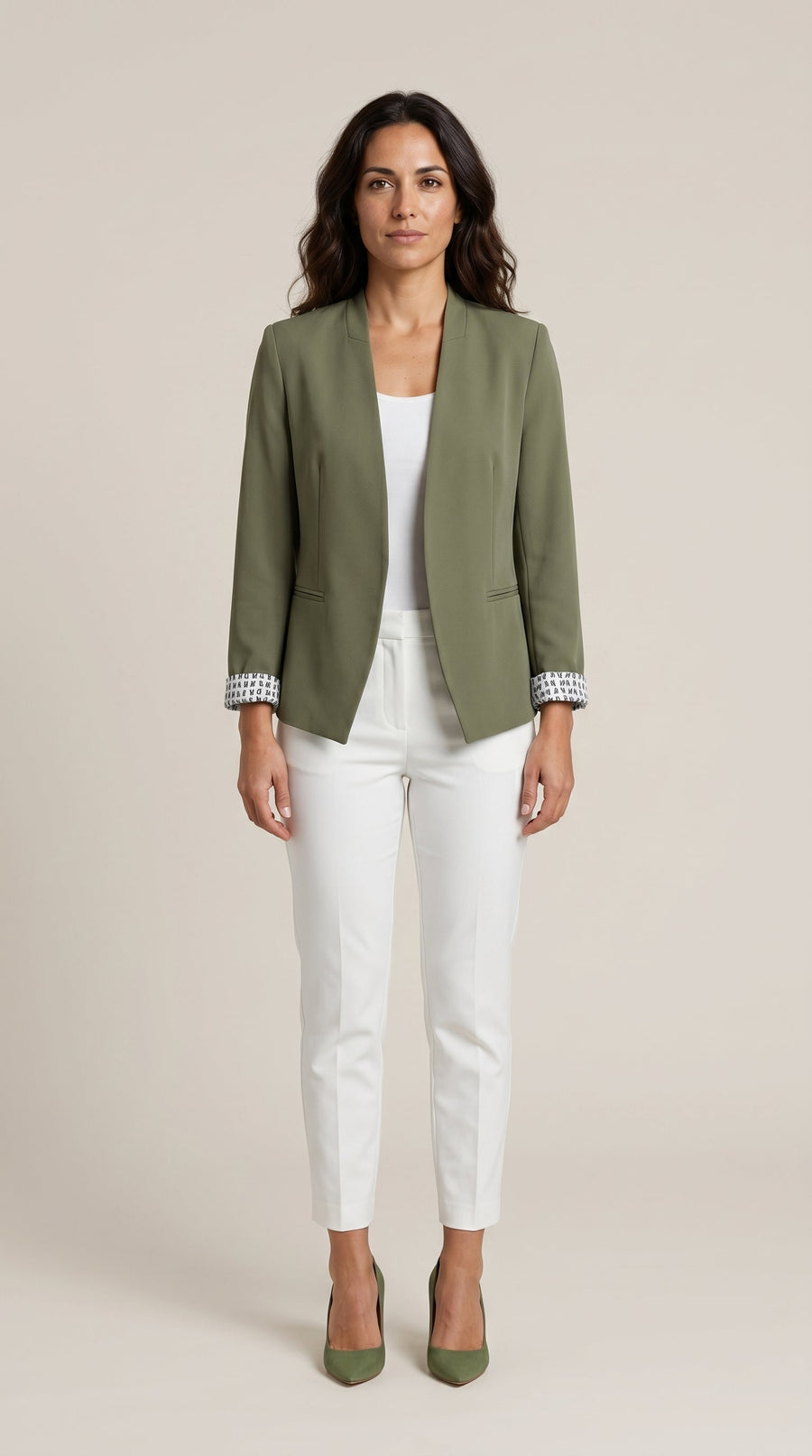 Ximena | Blazer de Corte Recto con Hombreras