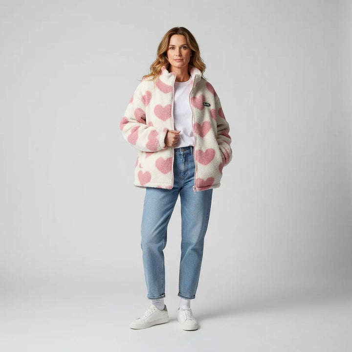 VogelMode | Chaqueta reversible con corazones