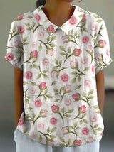 Luisa | Blusa floral elegante y cómoda