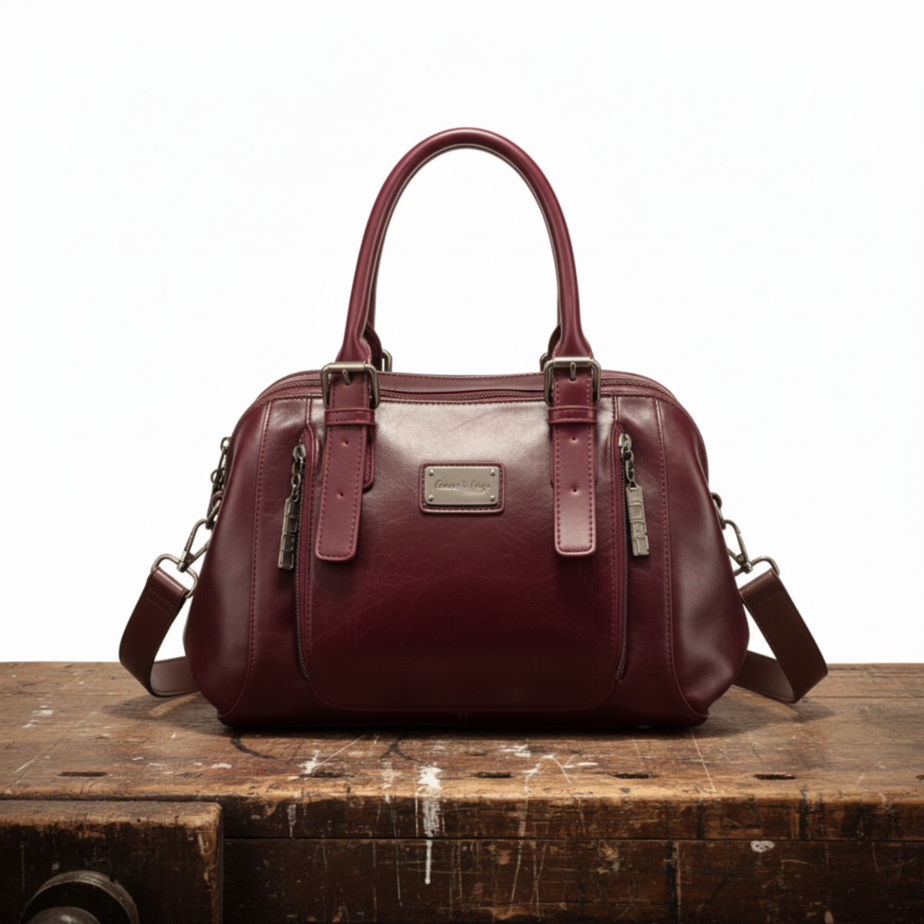 Bolso | De cubo de lujo rojo