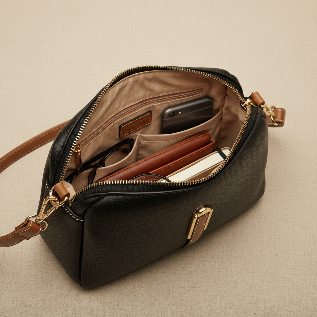 Mila | Bolso de hombro de piel
