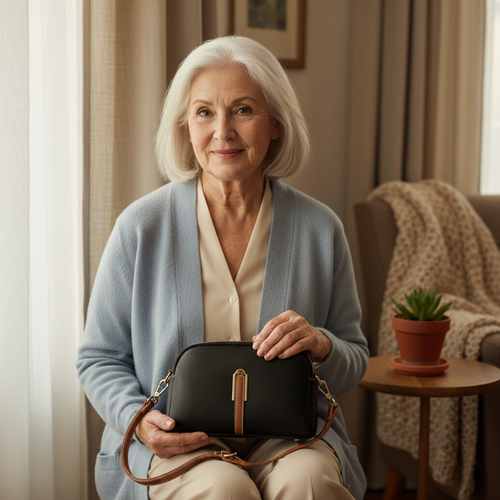Mila | Bolso de hombro de piel