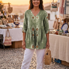 Blair | Blusa Amplia con Diseño Vibrante