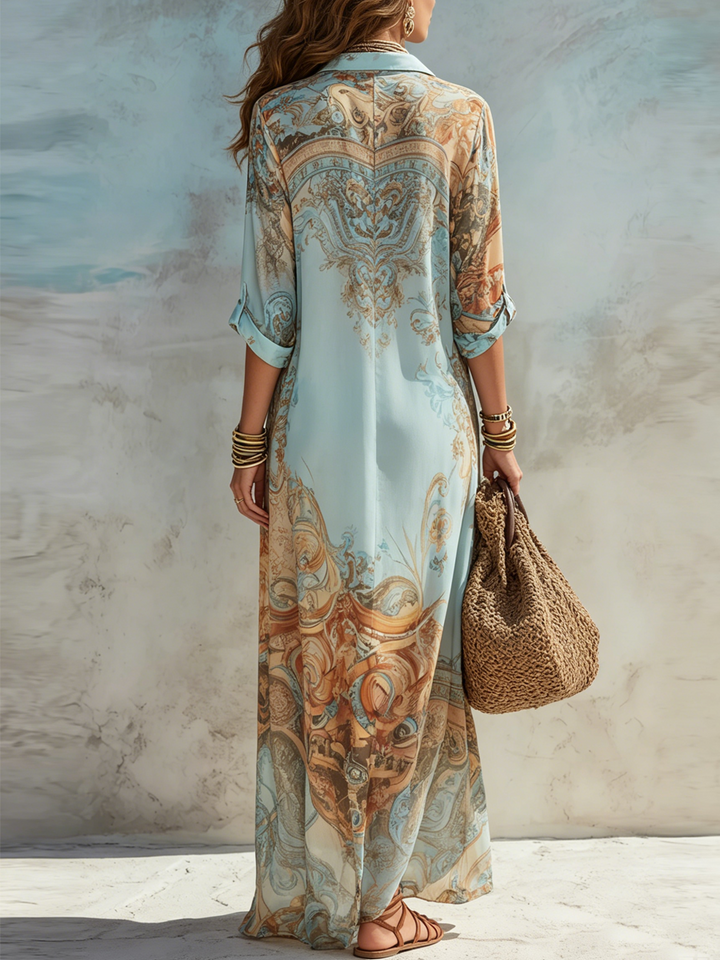 Lorna Vestido Chemisier Mediterráneo - vista completa