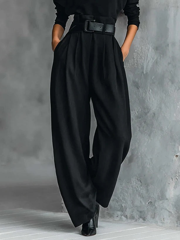 Carmen | Conjunto de Cuello Alto y Pantalón (cinturón incluido)