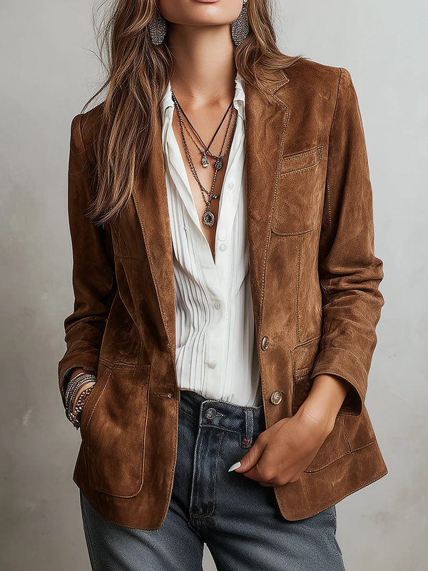 Cristina | Blazer Vintage Marrón