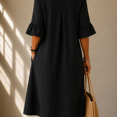 Silvia | Vestido de Botones