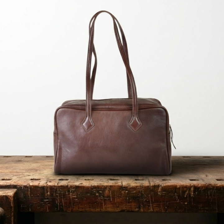 Bolso | Tote Estructurado de Piel Flor