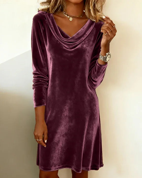 Frosina | Vestido Amplio de Terciopelo