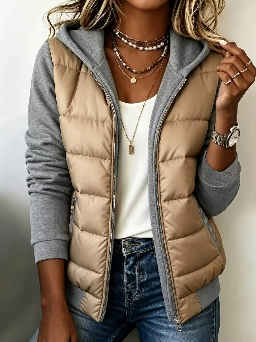 Amalia | Chaqueta Acolchada que Parece Dos Prendas