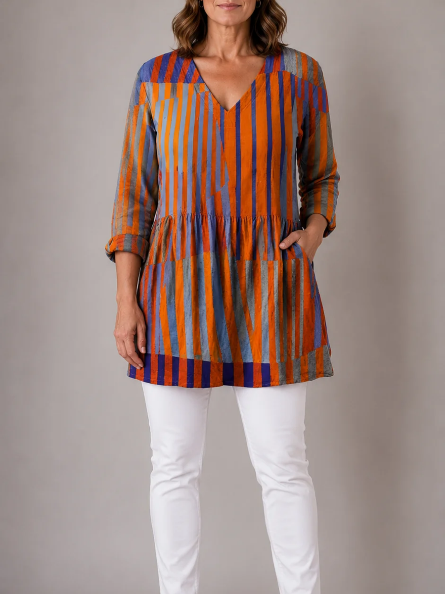 Amaia | Blusa Larga con Escote en V