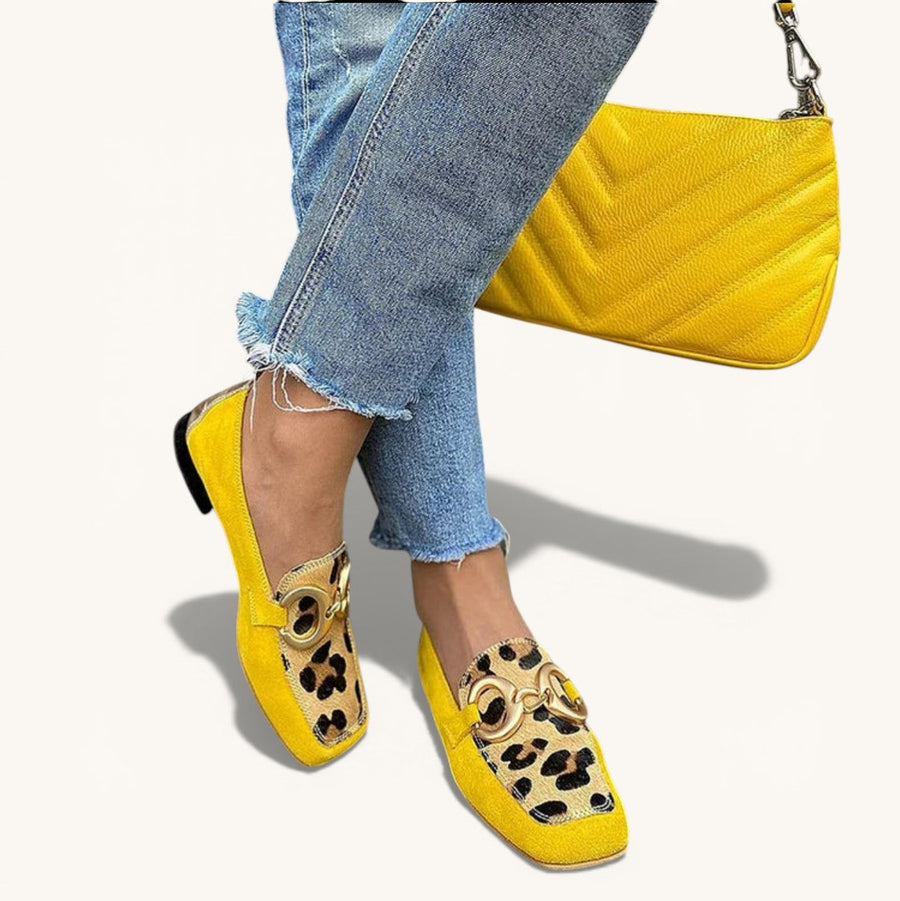 Assunta | Mocasines de Mujer con Estampado Animal