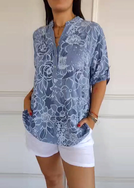 Cassie | Blusa con estampado floral