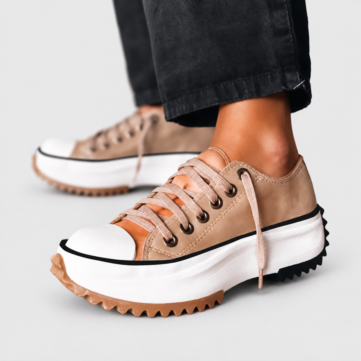 Bettina | Zapatillas de Plataforma Dentada
