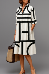 Annette | Vestido midi elegante