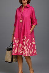 Anne Marie | Cómodo vestido midi