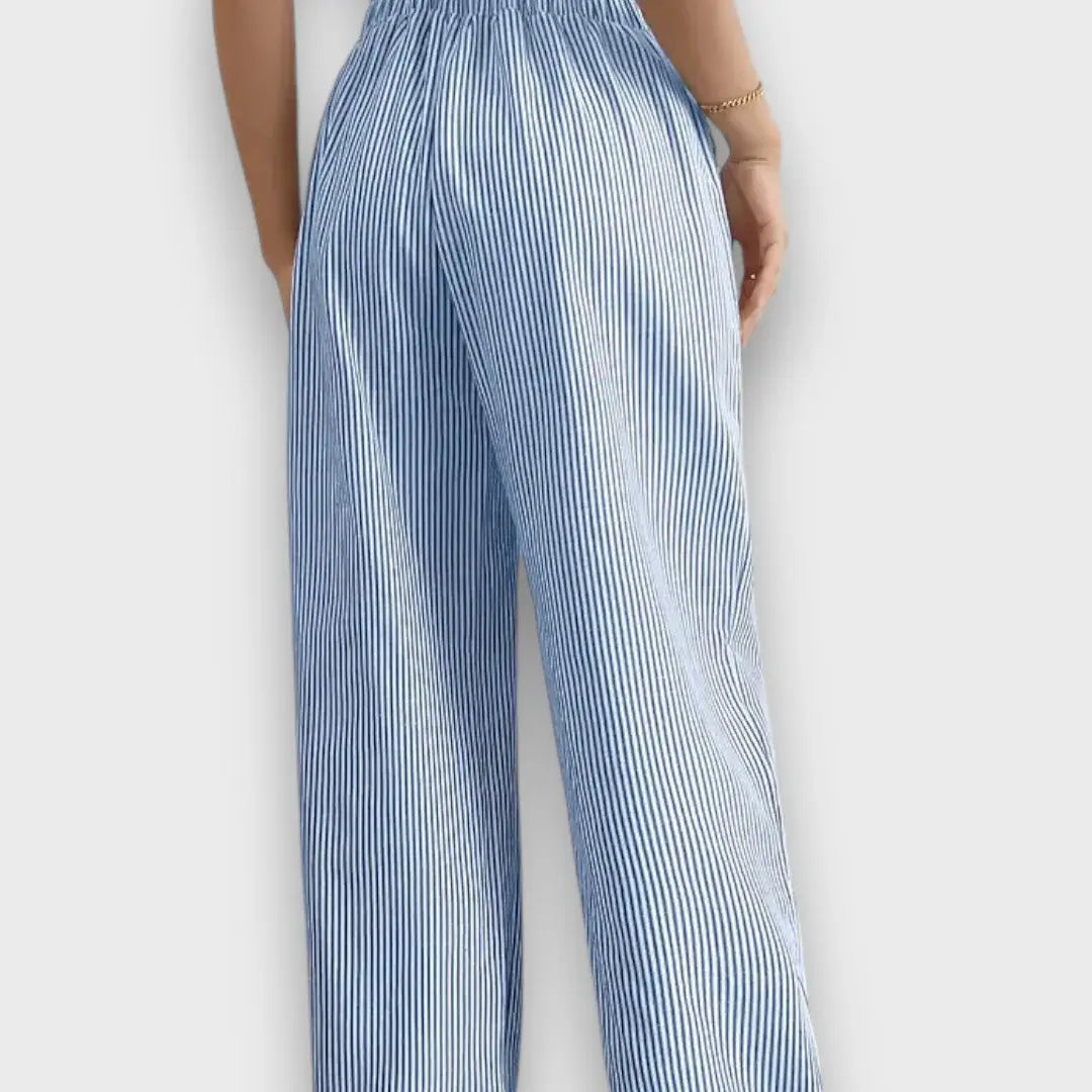Karina – Pantalones de rayas finas